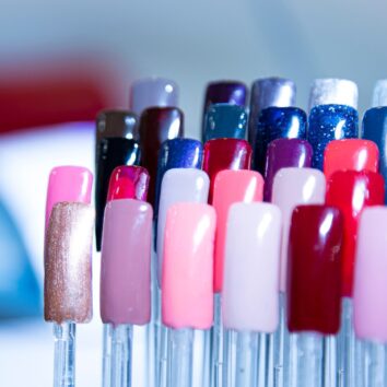 Pose de faux ongles